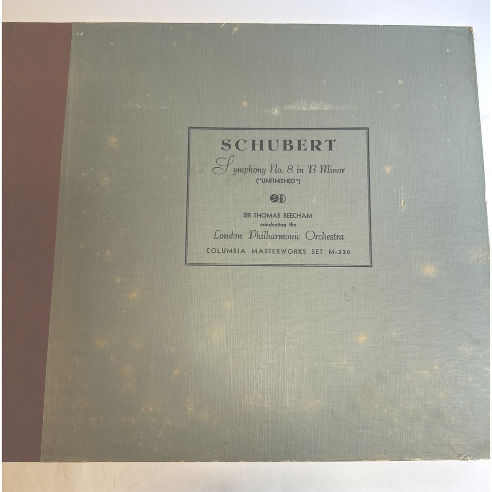Schubert Symphony No 8 In B Minor ("Unfinished") London‎ Philharmonic Orchestra
